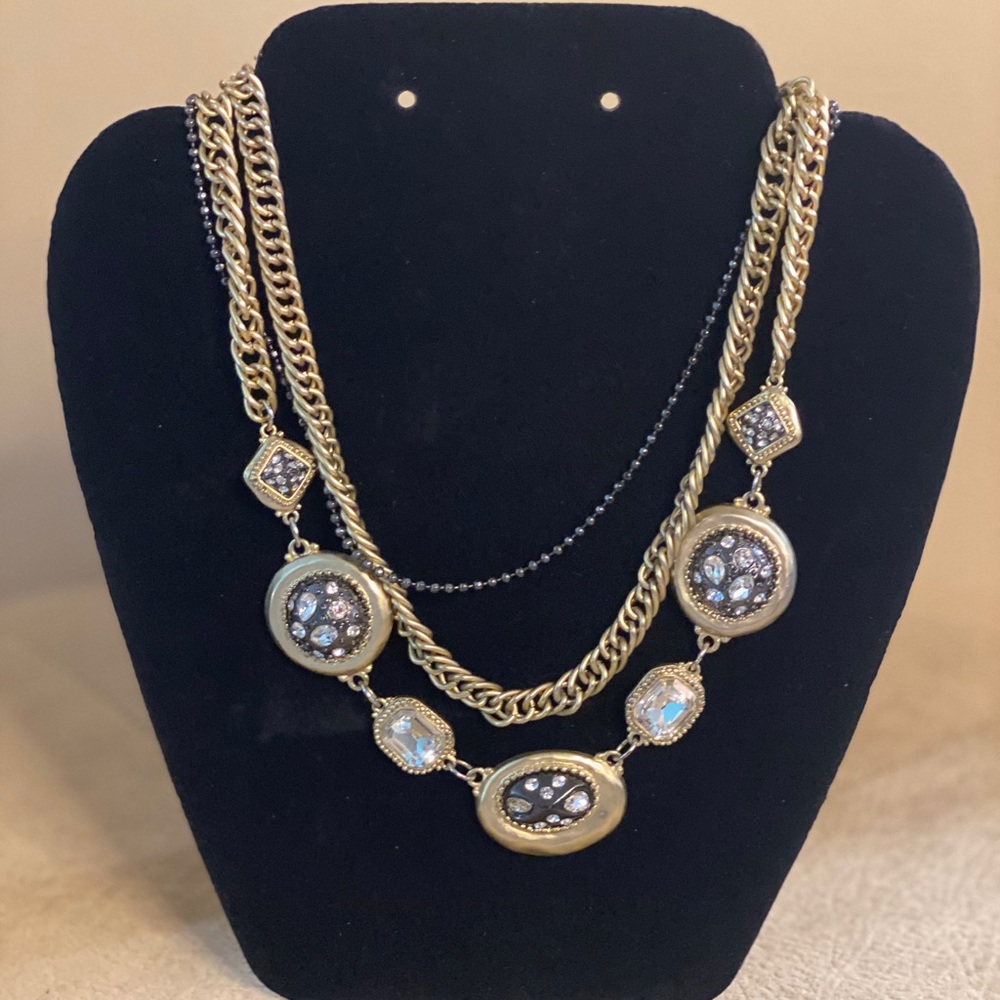 Gold-tone Chico Mixed Metal Necklace